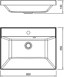 Style Line Тумба с кварцевой раковиной жасмин Манхэттен 60 Plus эмаль графит матовая – фотография-5
